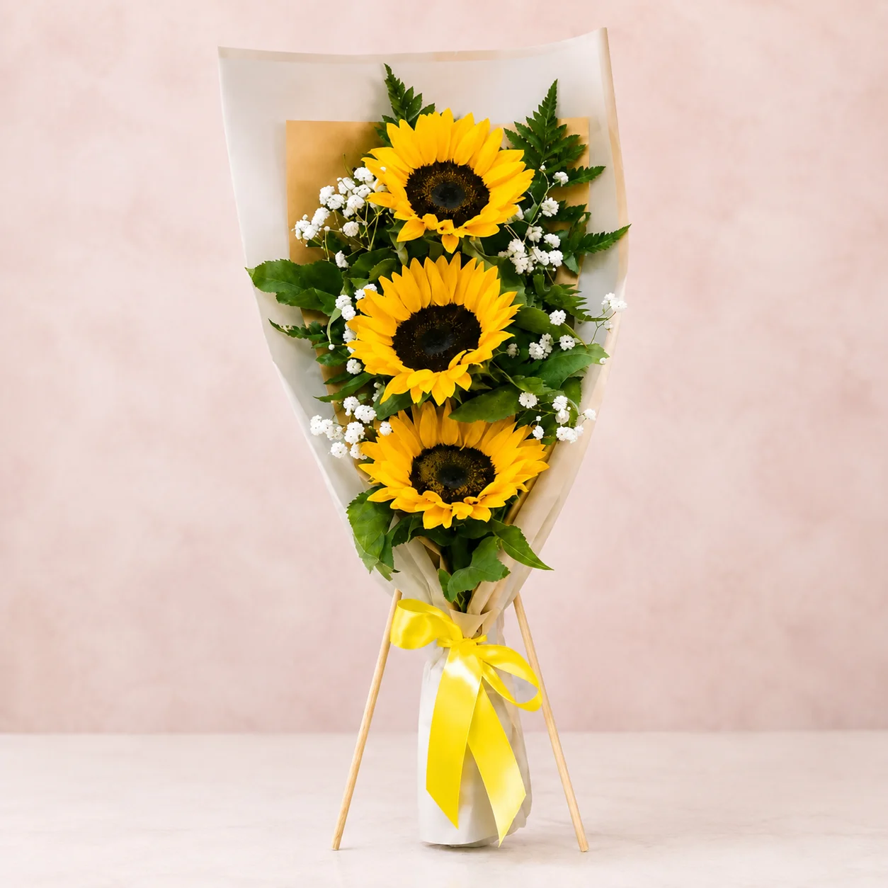 Trío de Girasoles - Floristería Floripondio Cartagena